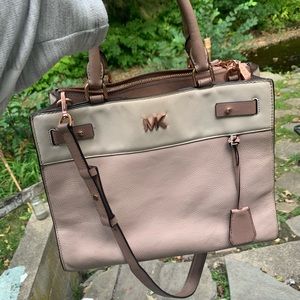 Michael Kors Rose Gold Handbag Used